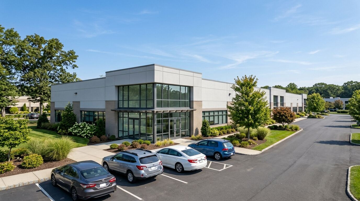 Plainview NY Restoration Office park building in Plainview, Long Island